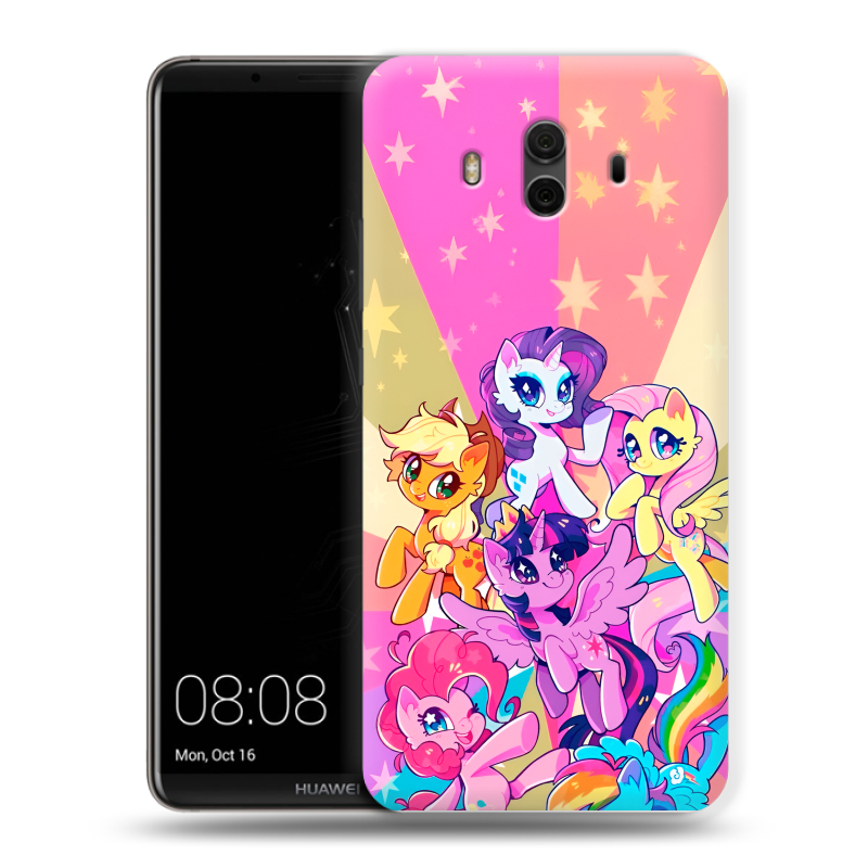 Пластиковый чехол на Huawei Mate 10 с принтом My little pony Дружба чудо Пластиковый чехол на Huawei Mate 10 с принтом My little pony Дружба чудо