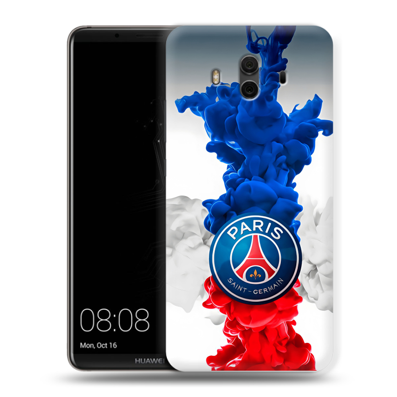 Пластиковый чехол на Huawei Mate 10 с принтом PSG ПСЖ Пластиковый чехол на Huawei Mate 10 с принтом PSG ПСЖ