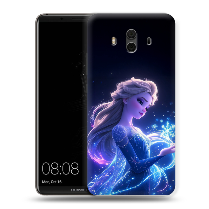 Силиконовый чехол на Huawei Mate 10 с принтом Холодное сердце Frozen Силиконовый чехол на Huawei Mate 10 с принтом Холодное сердце Frozen