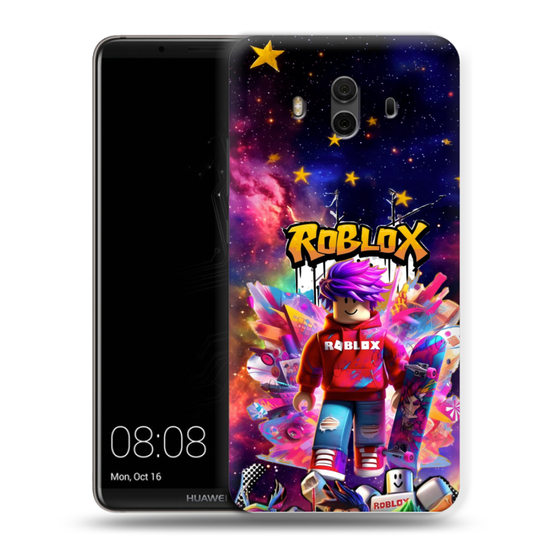 Силиконовый чехол на Huawei Mate 10 с принтом Roblox Роблокс Силиконовый чехол на Huawei Mate 10 с принтом Roblox Роблокс