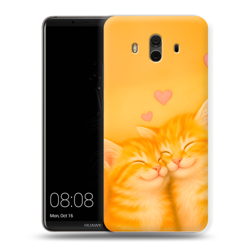 Силиконовый чехол на Huawei Mate 10 с принтом Милые котята Силиконовый чехол на Huawei Mate 10 с принтом Милые котята