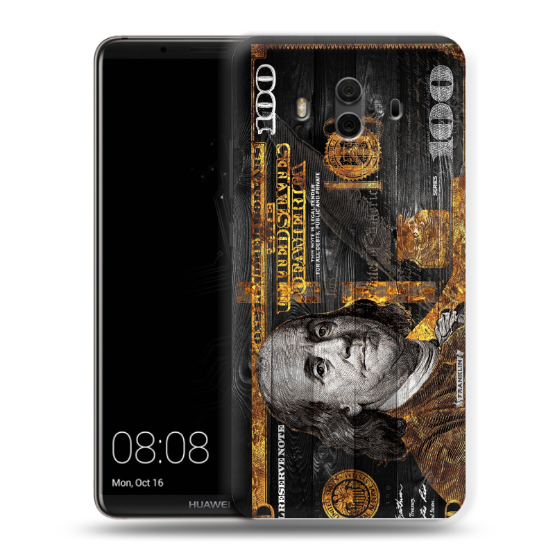 Силиконовый чехол на Huawei Mate 10 с принтом Доллар деньги Силиконовый чехол на Huawei Mate 10 с принтом Доллар деньги