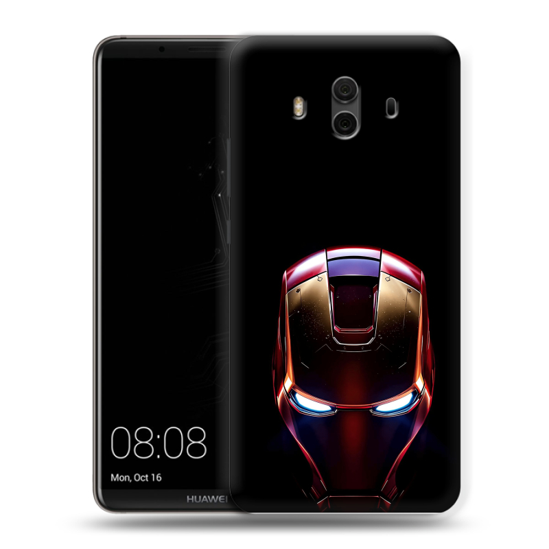 Пластиковый чехол на Huawei Mate 10 с принтом IronMan Железный человек Пластиковый чехол на Huawei Mate 10 с принтом IronMan Железный человек