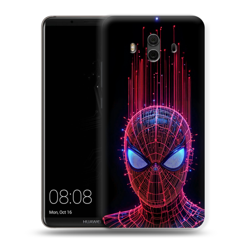 Пластиковый чехол на Huawei Mate 10 с принтом Spiderman Человек паук Пластиковый чехол на Huawei Mate 10 с принтом Spiderman Человек паук