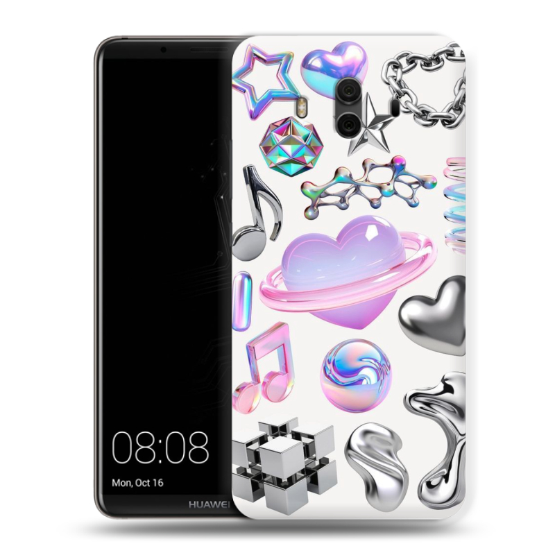 Пластиковый чехол на Huawei Mate 10 с принтом Y2K Пластиковый чехол на Huawei Mate 10 с принтом Y2K