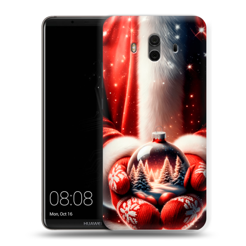 Силиконовый чехол на Huawei Mate 10 с принтом Новый год Силиконовый чехол на Huawei Mate 10 с принтом Новый год