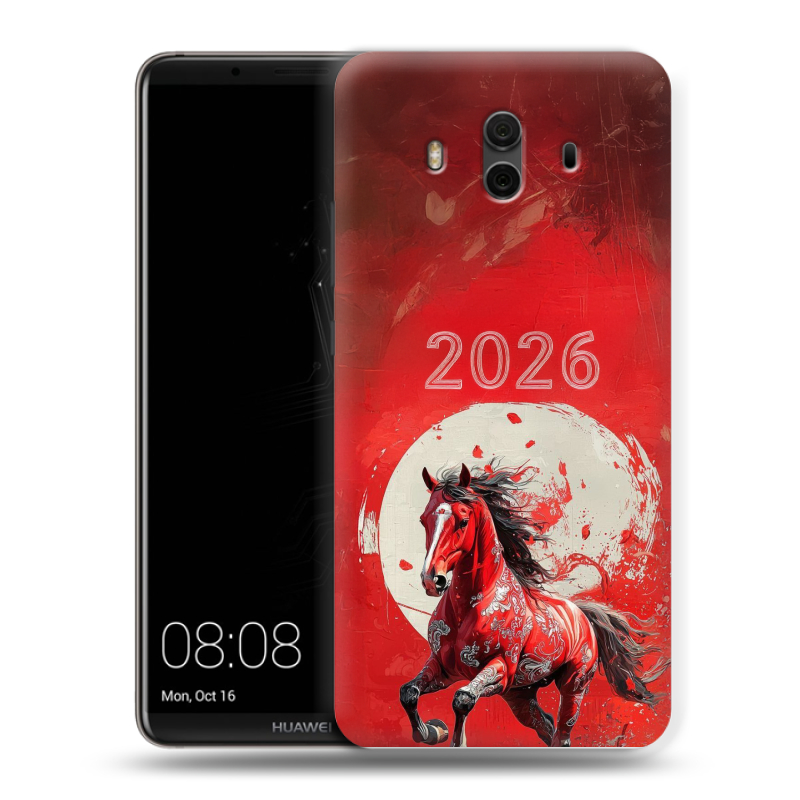 Пластиковый чехол на Huawei Mate 10 с принтом Новый год Пластиковый чехол на Huawei Mate 10 с принтом Новый год