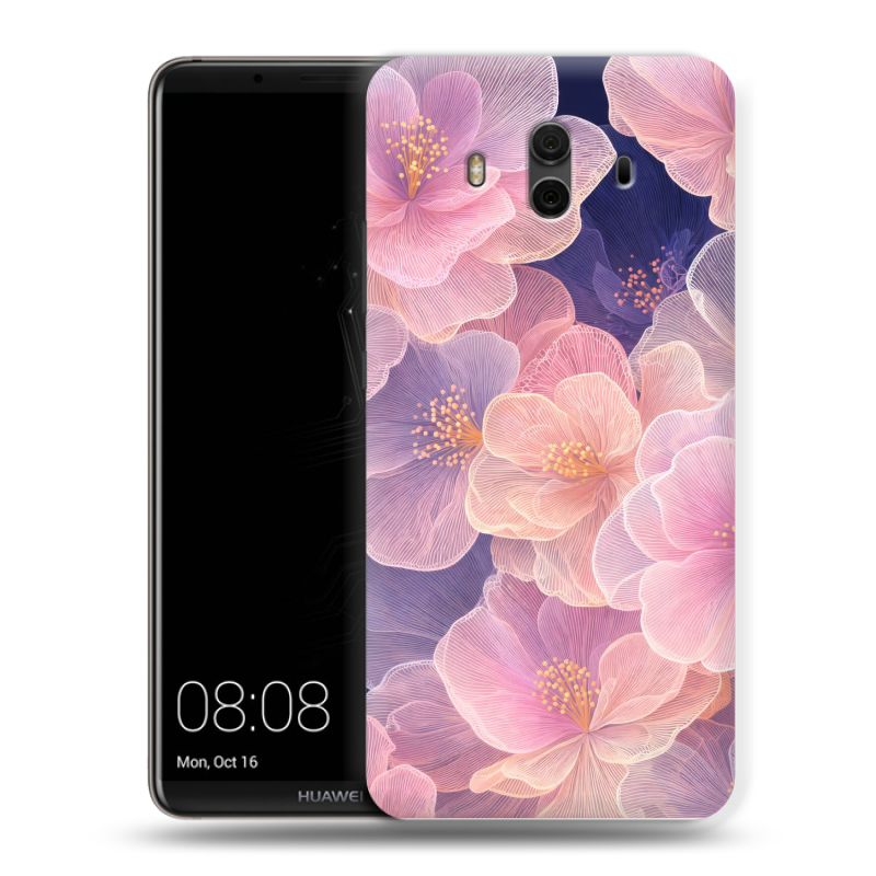 Пластиковый чехол на Huawei Mate 10 с принтом женский Пластиковый чехол на Huawei Mate 10 с принтом женский