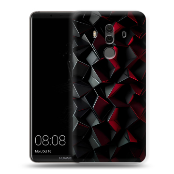 Силиконовый чехол на Huawei Mate 10 Pro с принтом Абстракция