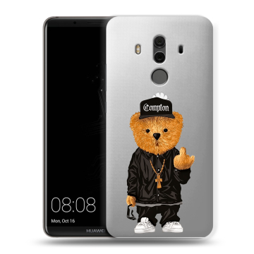 Силиконовый чехол на Huawei Mate 10 Pro с принтом Мишка Силиконовый чехол на Huawei Mate 10 Pro с принтом Мишка