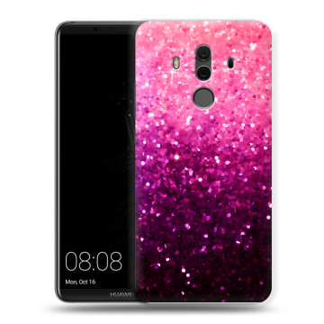 Силиконовый чехол на Huawei Mate 10 Pro с принтом Блестки