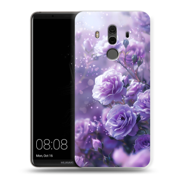 Силиконовый чехол на Huawei Mate 10 Pro с принтом Розы цветы