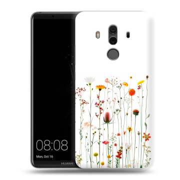 Силиконовый чехол на Huawei Mate 10 Pro с принтом цветы Силиконовый чехол на Huawei Mate 10 Pro с принтом цветы