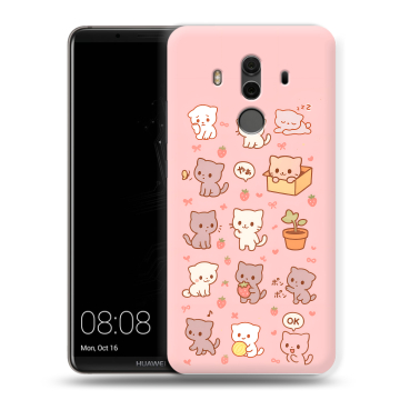Силиконовый чехол на Huawei Mate 10 Pro с принтом Hello Kitty Хелоу Кити Силиконовый чехол на Huawei Mate 10 Pro с принтом Hello Kitty Хелоу Кити
