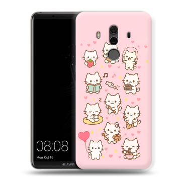 Силиконовый чехол на Huawei Mate 10 Pro с принтом Hello Kitty Хелоу Кити Силиконовый чехол на Huawei Mate 10 Pro с принтом Hello Kitty Хелоу Кити