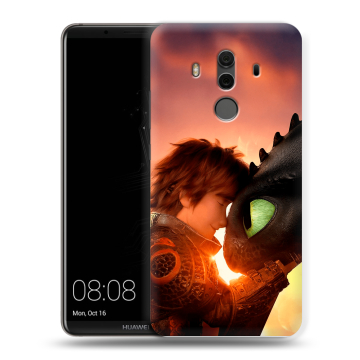 Силиконовый чехол на Huawei Mate 10 Pro с принтом Как приручить дракона Силиконовый чехол на Huawei Mate 10 Pro с принтом Как приручить дракона