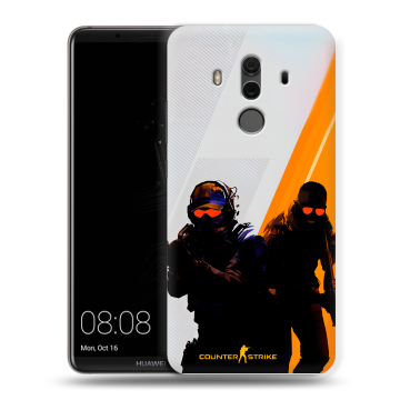 Силиконовый чехол на Huawei Mate 10 Pro с принтом Контер страйк Counter strike Силиконовый чехол на Huawei Mate 10 Pro с принтом Контер страйк Counter strike