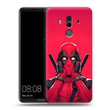 Силиконовый чехол на Huawei Mate 10 Pro с принтом Дедпул Deadpool Силиконовый чехол на Huawei Mate 10 Pro с принтом Дедпул Deadpool