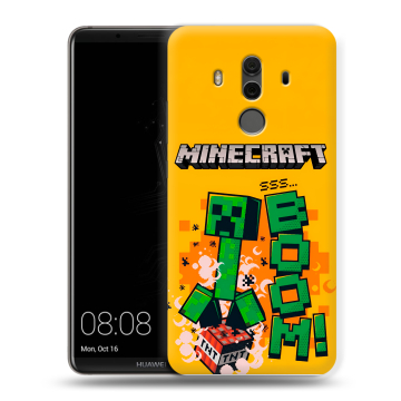 Силиконовый чехол на Huawei Mate 10 Pro с принтом Майнкрафт Minecraft Силиконовый чехол на Huawei Mate 10 Pro с принтом Майнкрафт Minecraft