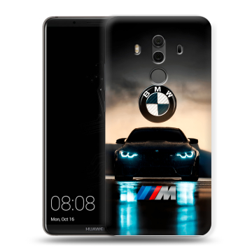 Силиконовый чехол на Huawei Mate 10 Pro с принтом БМВ BMW