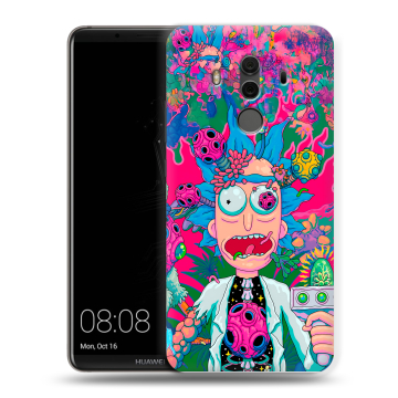 Силиконовый чехол на Huawei Mate 10 Pro с принтом Рик и Морти Rick Morty Силиконовый чехол на Huawei Mate 10 Pro с принтом Рик и Морти Rick Morty