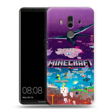 Силиконовый чехол на Huawei Mate 10 Pro с принтом Майнкрафт Minecraft Силиконовый чехол на Huawei Mate 10 Pro с принтом Майнкрафт Minecraft