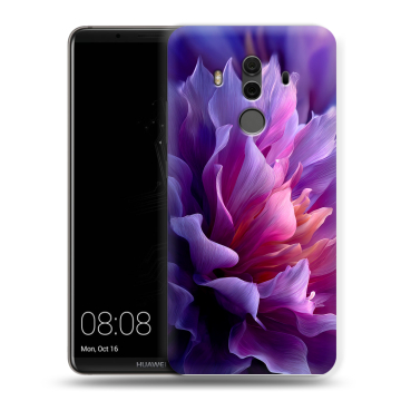Силиконовый чехол на Huawei Mate 10 Pro с принтом женский цветы