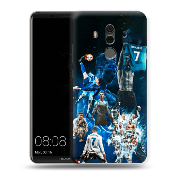 Силиконовый чехол на Huawei Mate 10 Pro с принтом Реал Роналдо