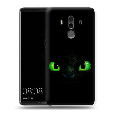 Силиконовый чехол на Huawei Mate 10 Pro с принтом Как приручить дракона