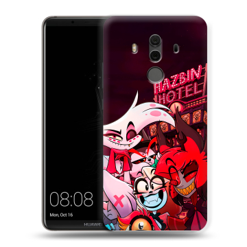 Силиконовый чехол на Huawei Mate 10 Pro с принтом Hazbin Hotel Отель Хазбин Силиконовый чехол на Huawei Mate 10 Pro с принтом Hazbin Hotel Отель Хазбин