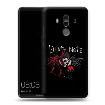 Силиконовый чехол на Huawei Mate 10 Pro с принтом Death note Тетрадь смерти