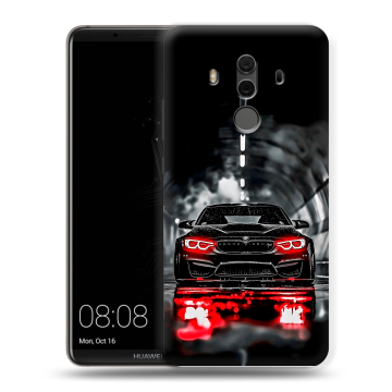 Силиконовый чехол на Huawei Mate 10 Pro с принтом BMW БМВ