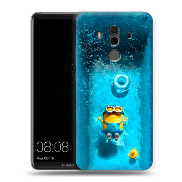 Силиконовый чехол на Huawei Mate 10 Pro с принтом Миньоны