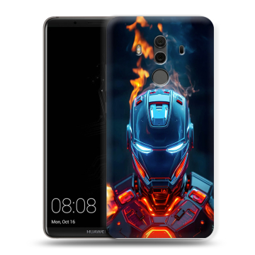 Силиконовый чехол на Huawei Mate 10 Pro с принтом IronMan Железный человек Силиконовый чехол на Huawei Mate 10 Pro с принтом IronMan Железный человек