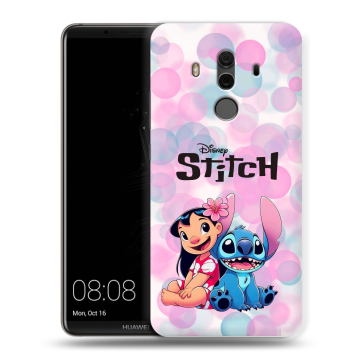 Силиконовый чехол на Huawei Mate 10 Pro с принтом Лило и Стич