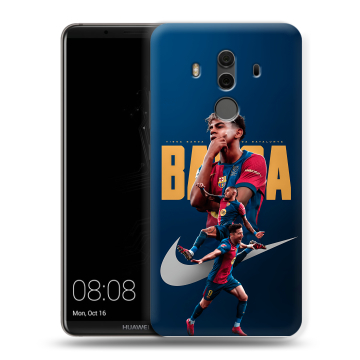 Силиконовый чехол на Huawei Mate 10 Pro с принтом Барселона Barca Yamal 