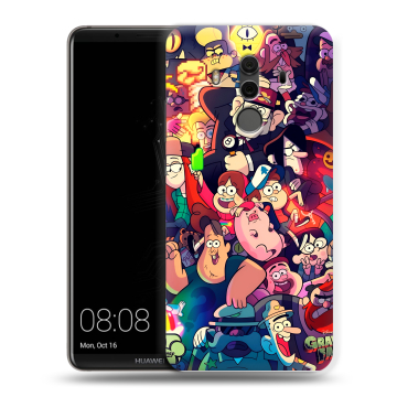 Силиконовый чехол на Huawei Mate 10 Pro с принтом Gravity Falls Гравити Фолз Силиконовый чехол на Huawei Mate 10 Pro с принтом Gravity Falls Гравити Фолз