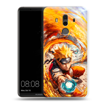 Силиконовый чехол на Huawei Mate 10 Pro с принтом Аниме Наруто Naruto