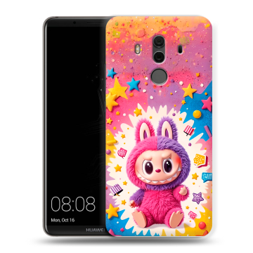 Силиконовый чехол на Huawei Mate 10 Pro с принтом Labubu Лабубу