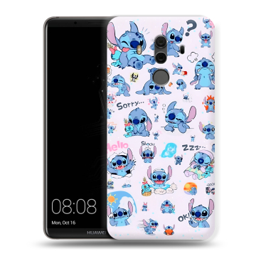 Силиконовый чехол на Huawei Mate 10 Pro с принтом Лило и Стич Силиконовый чехол на Huawei Mate 10 Pro с принтом Лило и Стич