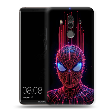 Силиконовый чехол на Huawei Mate 10 Pro с принтом Spiderman Человек паук Силиконовый чехол на Huawei Mate 10 Pro с принтом Spiderman Человек паук