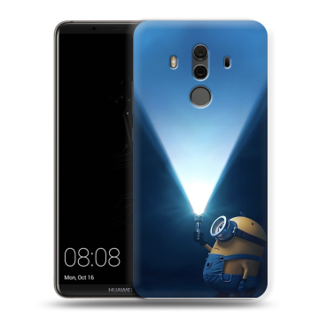 Силиконовый чехол на Huawei Mate 10 Pro с принтом Миньоны