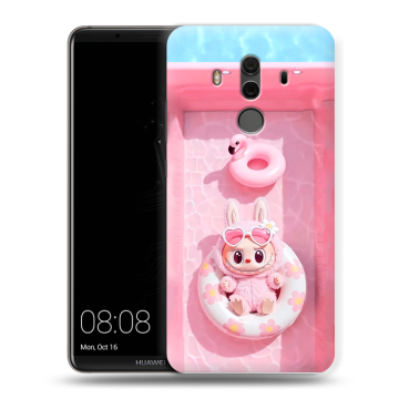 Силиконовый чехол на Huawei Mate 10 Pro с принтом Labubu Лабубу