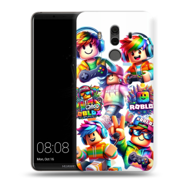 Силиконовый чехол на Huawei Mate 10 Pro с принтом Roblox Роблокс Силиконовый чехол на Huawei Mate 10 Pro с принтом Roblox Роблокс