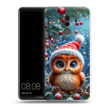 Силиконовый чехол на Huawei Mate 10 Pro с принтом Новый год Силиконовый чехол на Huawei Mate 10 Pro с принтом Новый год