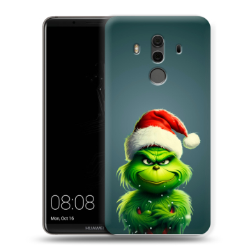 Силиконовый чехол на Huawei Mate 10 Pro с принтом Новый год Силиконовый чехол на Huawei Mate 10 Pro с принтом Новый год