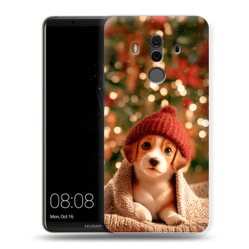 Силиконовый чехол на Huawei Mate 10 Pro с принтом Новый год Силиконовый чехол на Huawei Mate 10 Pro с принтом Новый год