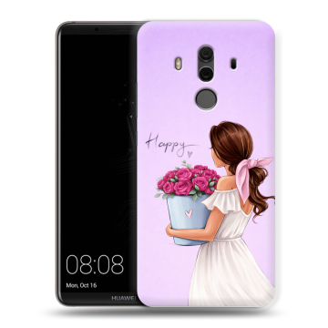 Силиконовый чехол на Huawei Mate 10 Pro с принтом женский Силиконовый чехол на Huawei Mate 10 Pro с принтом женский