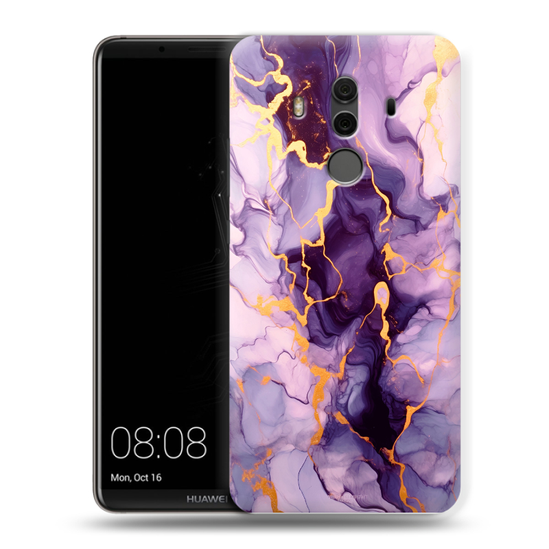 Пластиковый чехол на Huawei Mate 10 Pro с принтом Мрамор Пластиковый чехол на Huawei Mate 10 Pro с принтом Мрамор