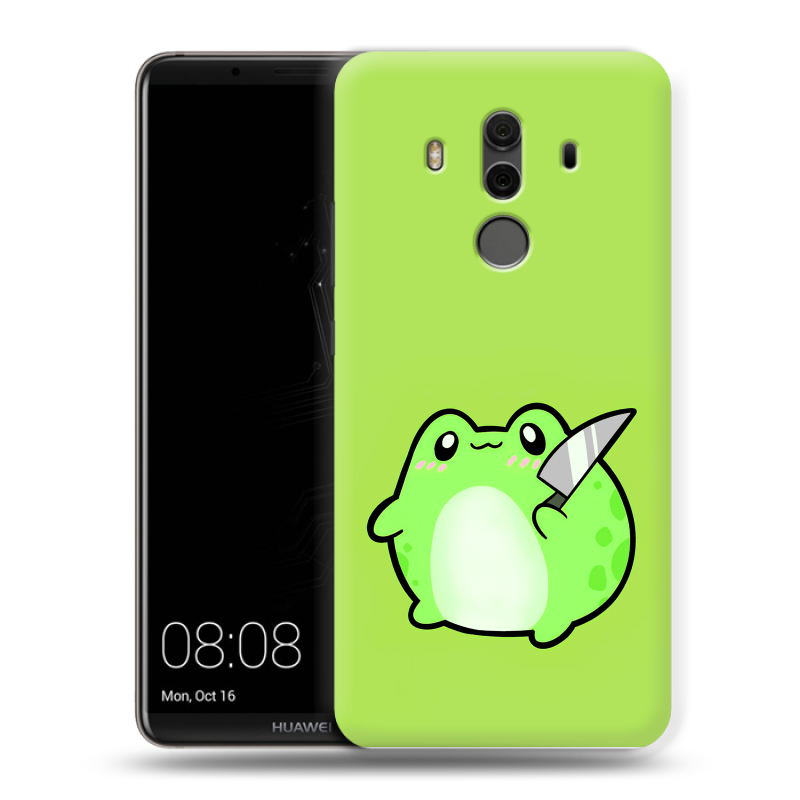 Силиконовый чехол на Huawei Mate 10 Pro с принтом Лягушенок Силиконовый чехол на Huawei Mate 10 Pro с принтом Лягушенок
